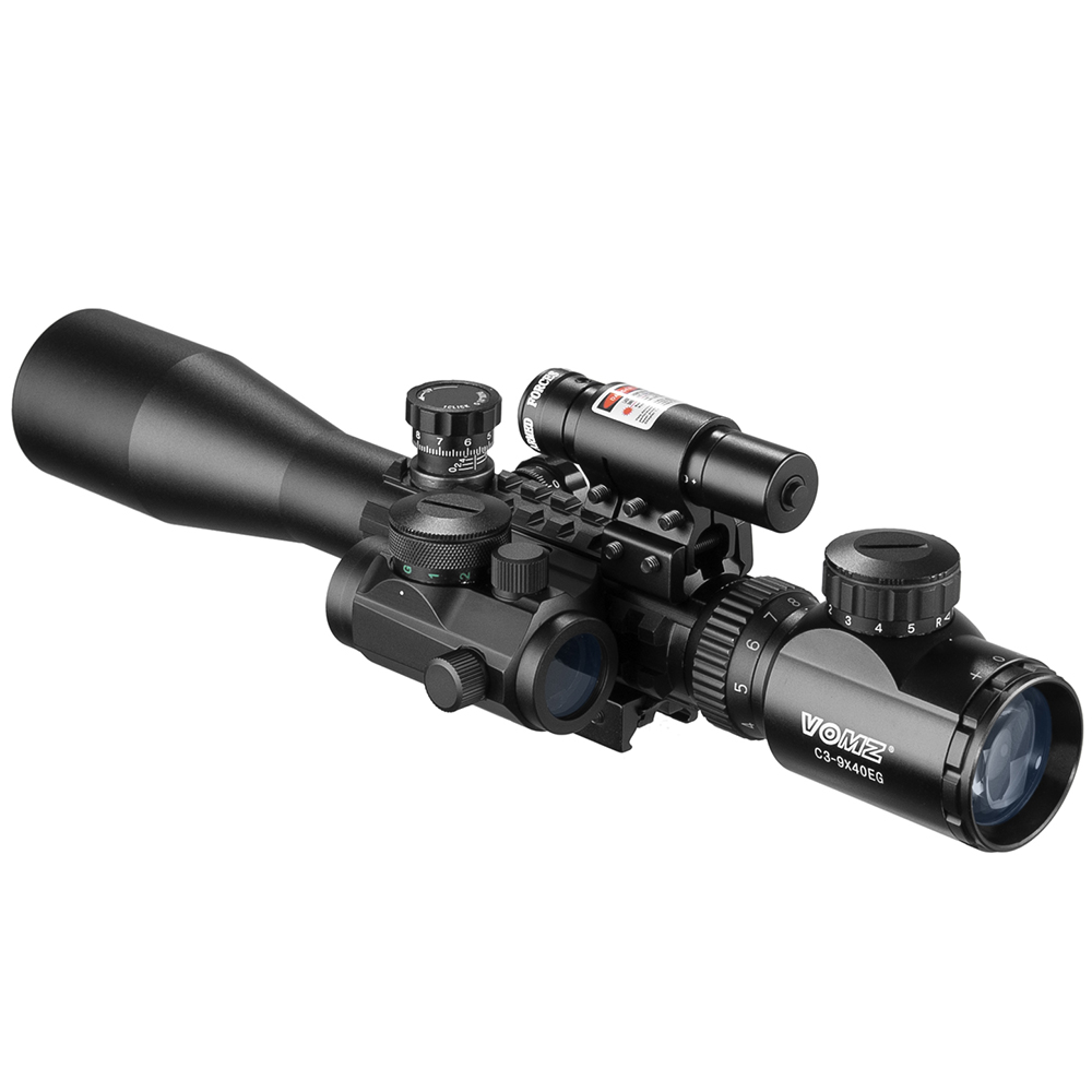 Crossbow Scope Sight - Vomz 3-9x40 escopo fio rangefinder retículo