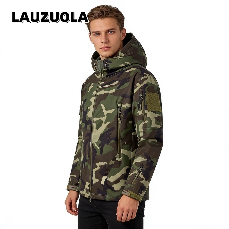 Outdoor Hunting Hoodie - Jaqueta Masculina Camuflada Impermeável 2026 Nova