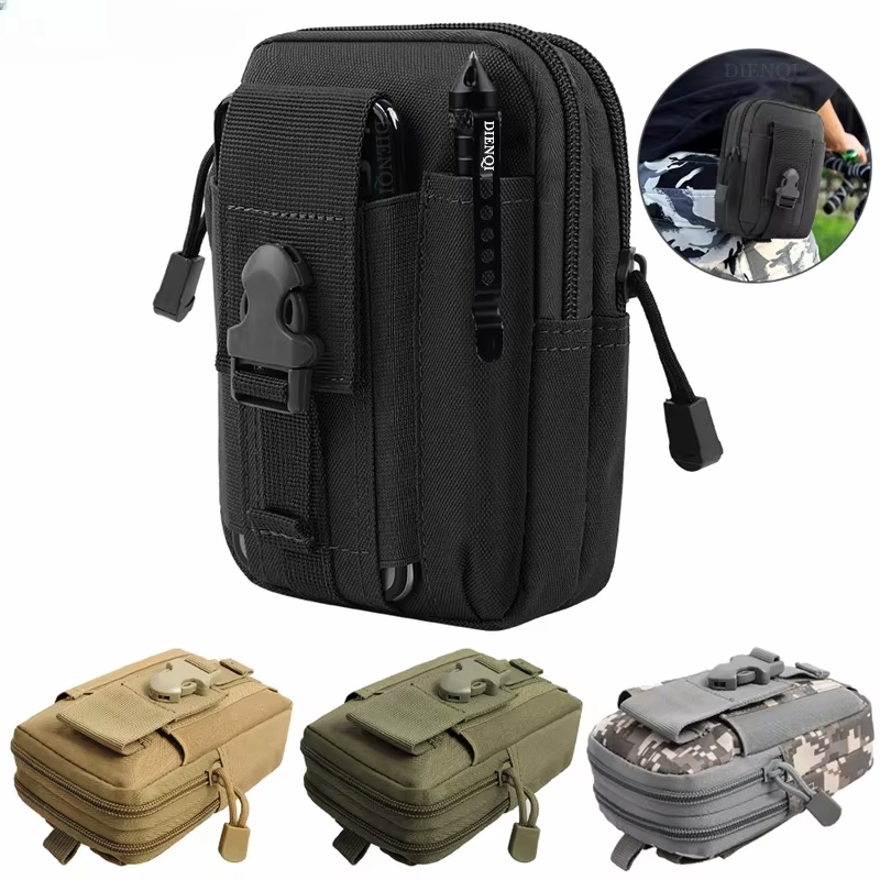 Outdoor Hunting Belt - Bolsa de Cintura Tática para Atividades