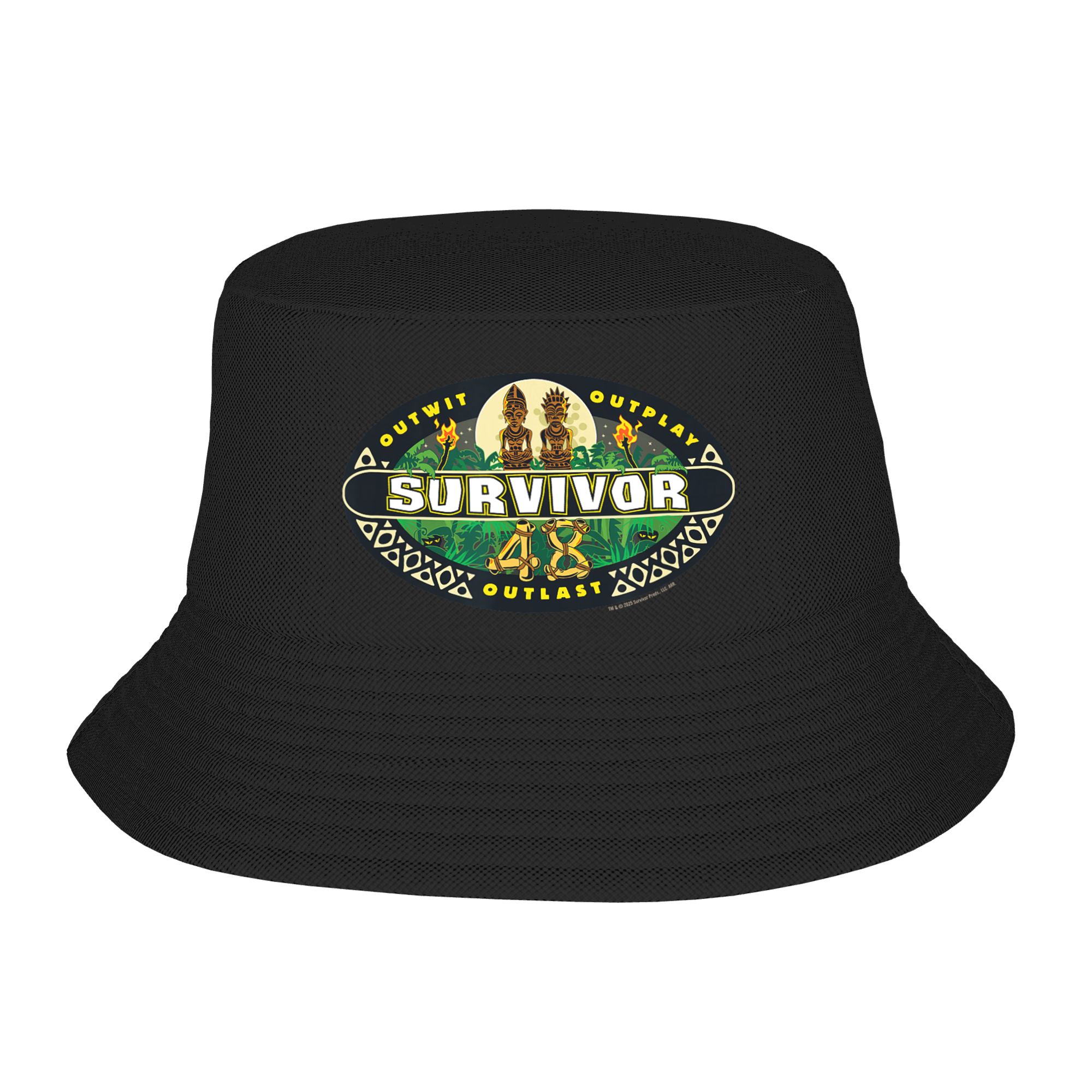 Hunting Outdoor Logos - Chapéu Bucket Oficialmente Licenciado com Logo