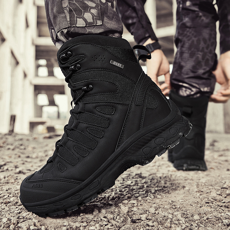 Hunting Outdoor Boots - Novos homens botas táticas marca militar