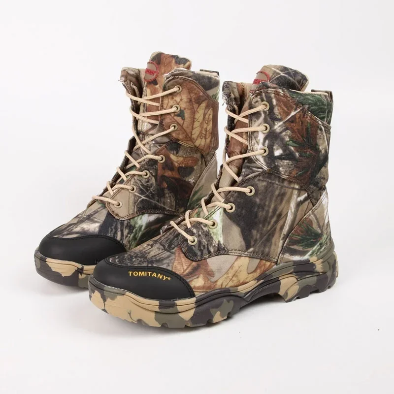 Hunting Outdoor Boots - Botas camufladas do deserto masculinas, sapatos