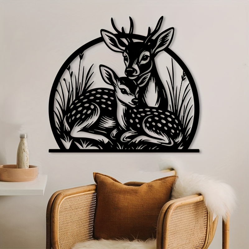 Hunting Outdoor Brand - Escultura de Parede de Cervo em