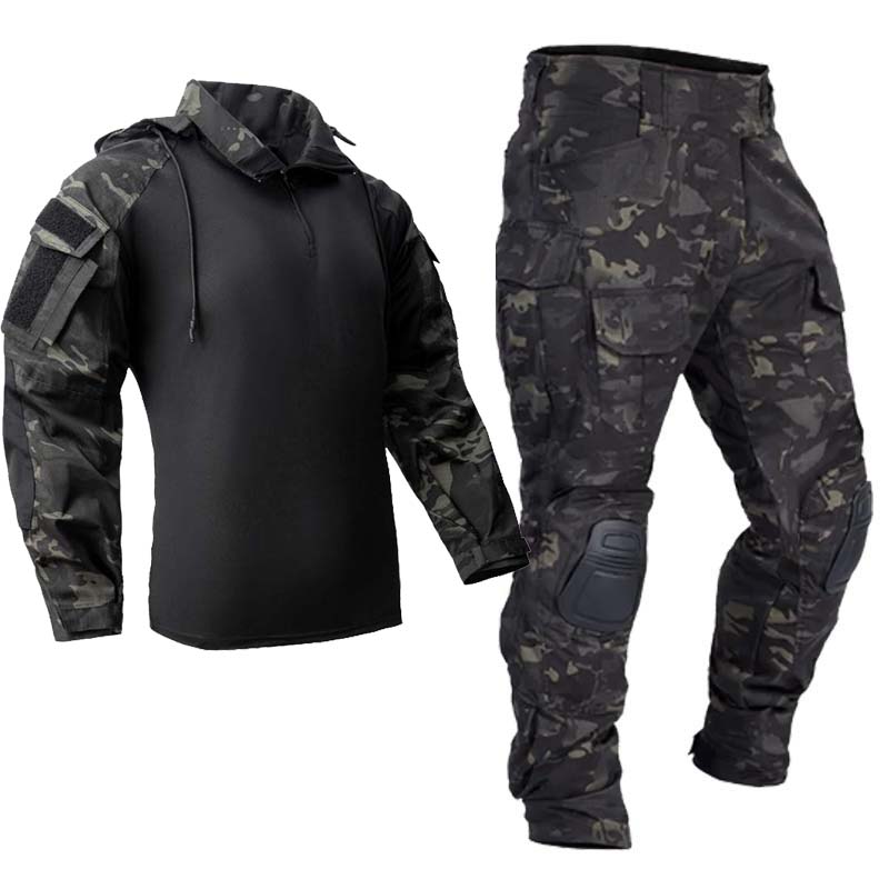 Outdoor Hunting Hoodie - Uniforme Tático Masculino Militar para Atividades
