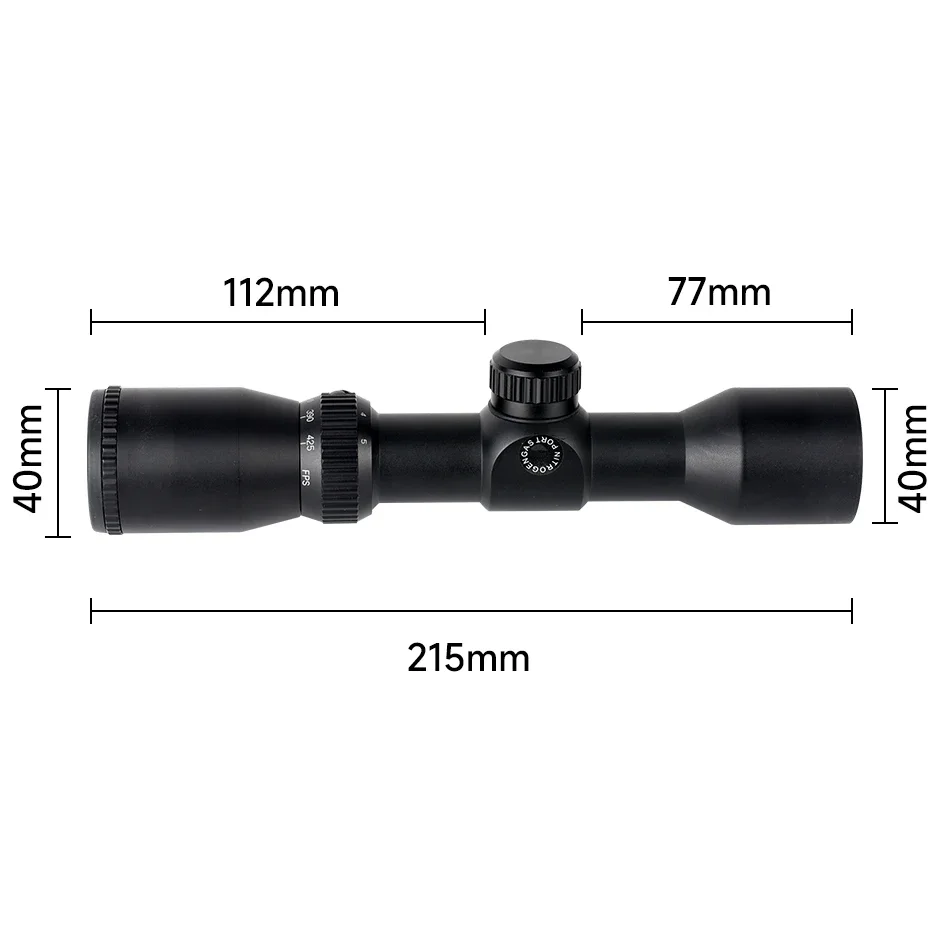 Mira Óptica Iluminada 1.5-5X32 - Crossbow Scope Sight avaliação e preço