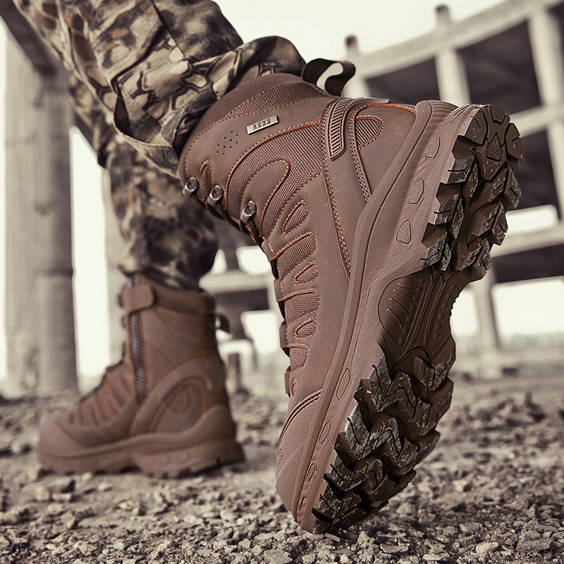 Novas botas táticas marca mili - Hunting Outdoor Brand avaliação e preço