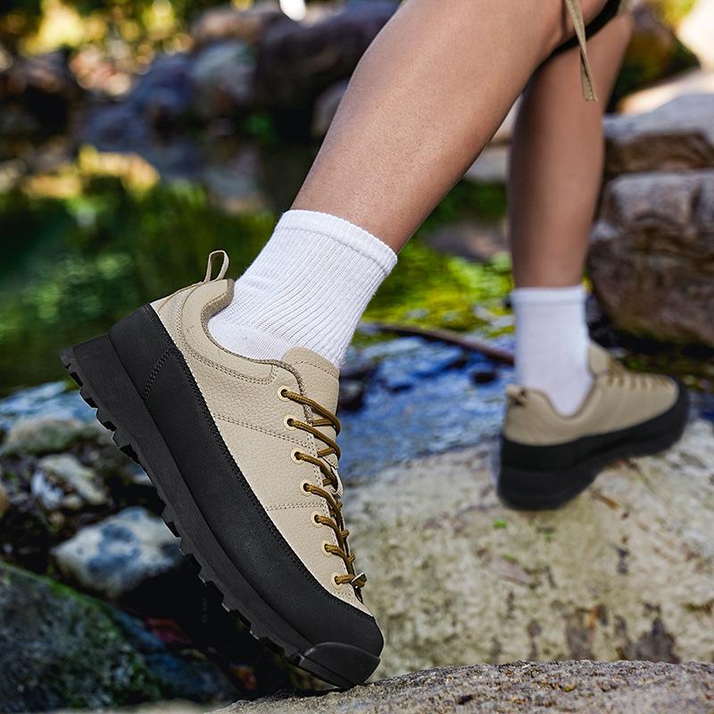 Sapatos de couro na moda camin - Hunting Outdoor Brand avaliação e preço