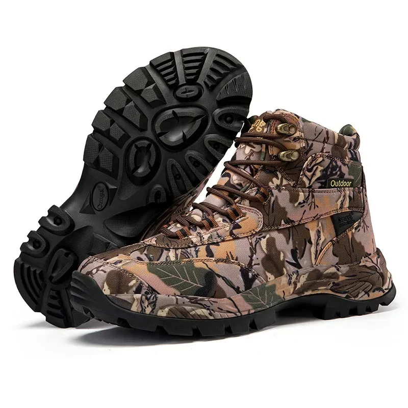 Botas de caça camufladas de ca - Hunting Outdoor Boots avaliação e preço