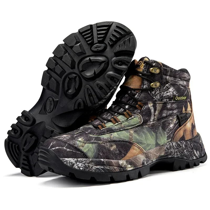 Botas de caça camufladas de ca - Hunting Outdoor Boots avaliação e preço
