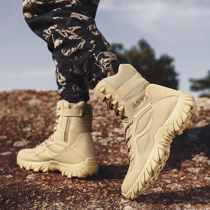 Bota tática masculina, sapatos - Hunting Outdoor Brand avaliação e preço