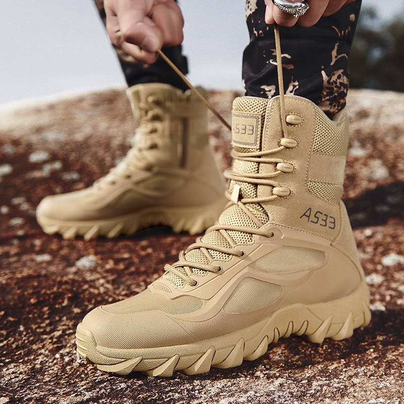Bota tática masculina, sapatos - Hunting Outdoor Brand avaliação e preço