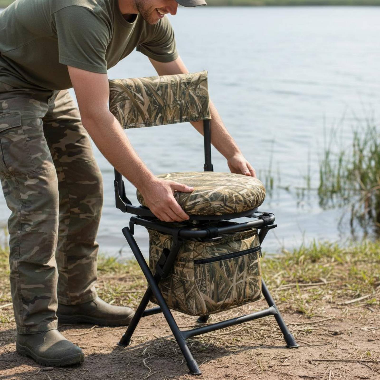 Cadeira de Pesca Dobrável, Ban - Hunting And Fishing Outdoor Chairs avaliação e preço