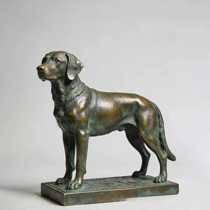 Escultura de Cão de Caça em Br - Outdoor Hunting Dog Statue avaliação e preço