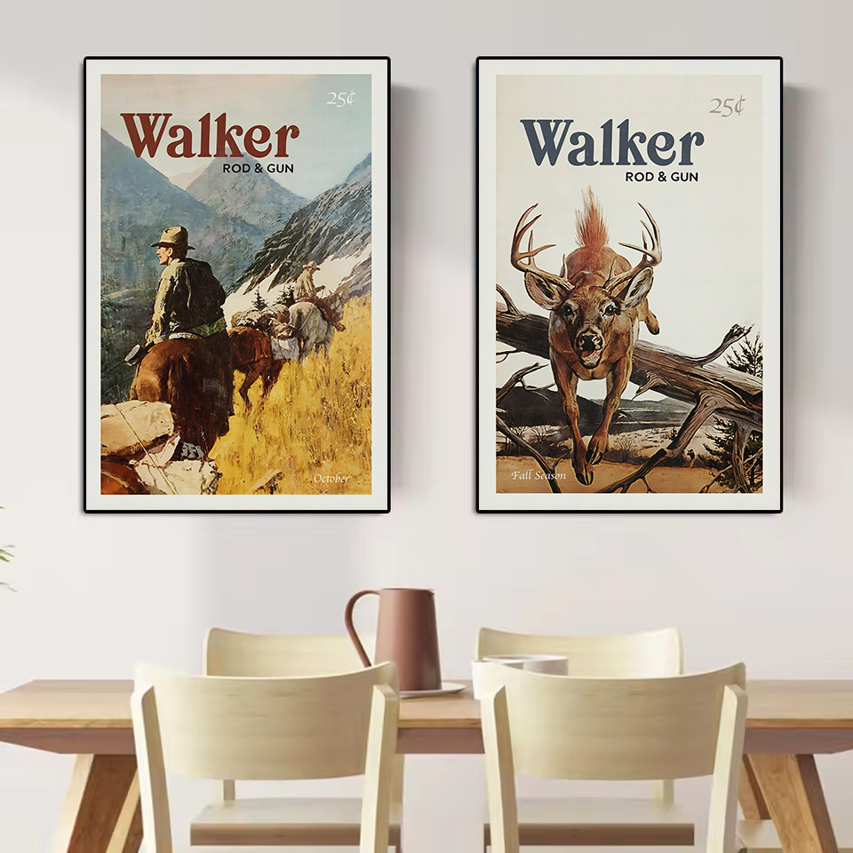 Retro vida selvagem ao ar livr - Outdoor Hunting Pictures avaliação e preço