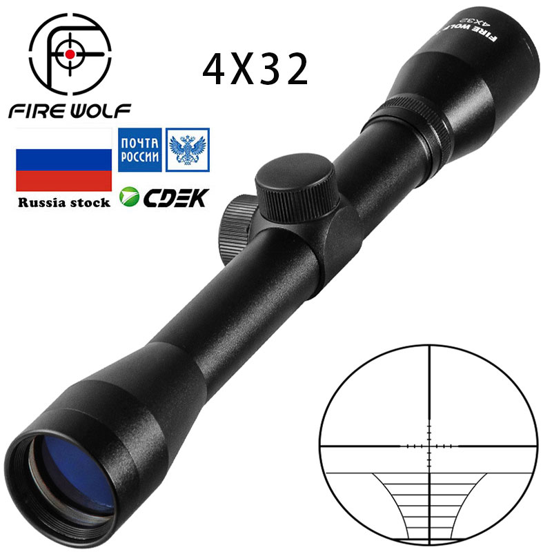 Fu wolf 4x32 arco cruz óptica  - Crossbow Scope Sight avaliação e preço