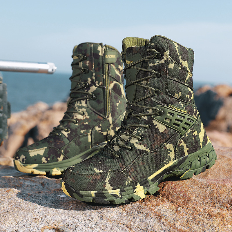 Botas masculinas de alta quali - Hunting Outdoor Boots avaliação e preço