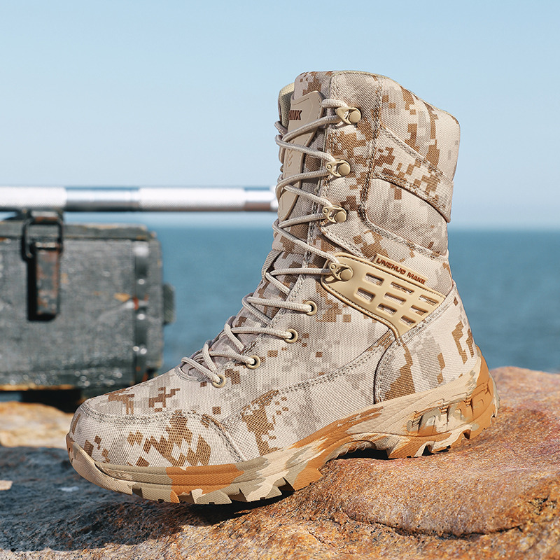 Botas masculinas de alta quali - Hunting Outdoor Boots avaliação e preço